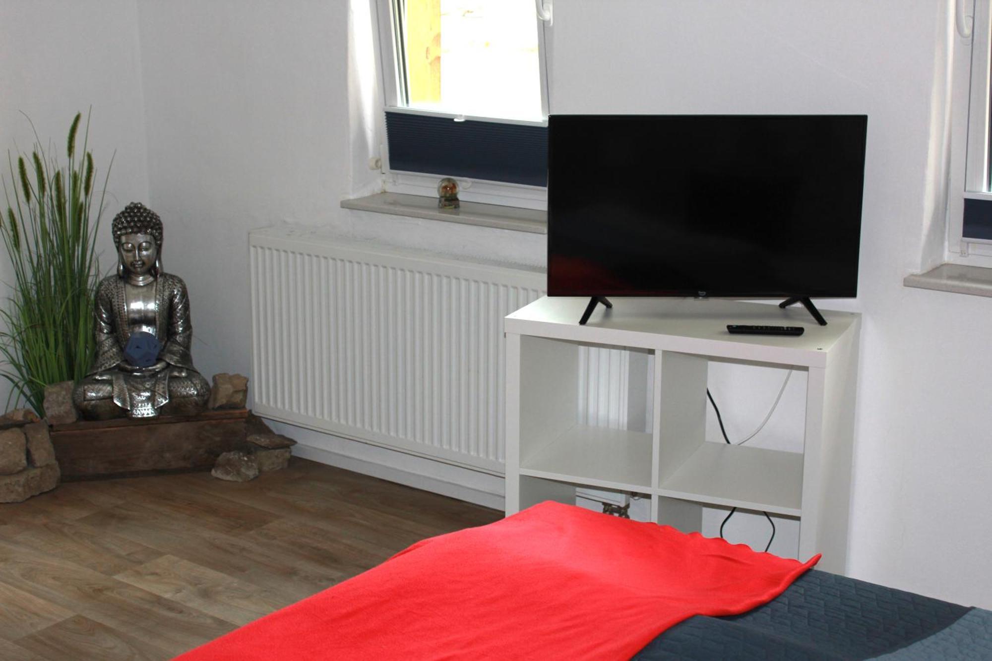 Fewo Im Lehm-Fachwerkhaus Erfurt Mit 3 Einzelnen Schlafzimmern Je Mit Tv Exterior photo